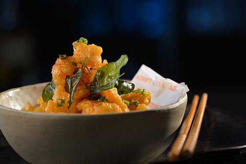 Fried prawns